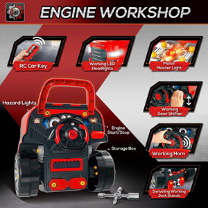 ماشین اسباب بازی ریموت دار موتور مستر Motor Master مدل کاپوت کامیون Kids Truck Engine Toy_اسباب بازی